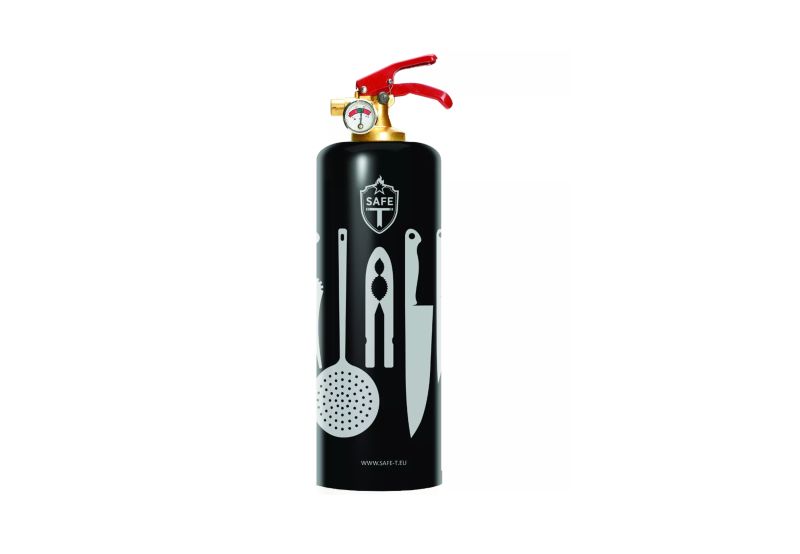 designer kitchen fire extinguisher