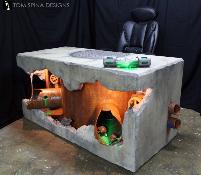 This Teenage Mutant Ninja Turtles Inspired Desk Would Impress