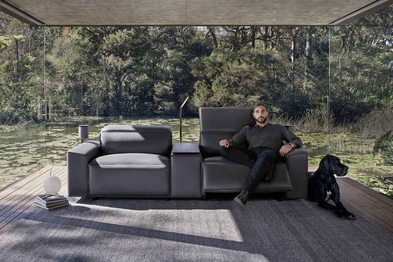 King Cloud III by King Living is Porsche of recliner sofas