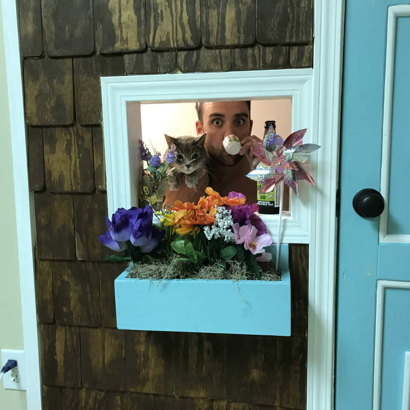 Dad Builds Under Stairs Playhouse for his Little Daughter