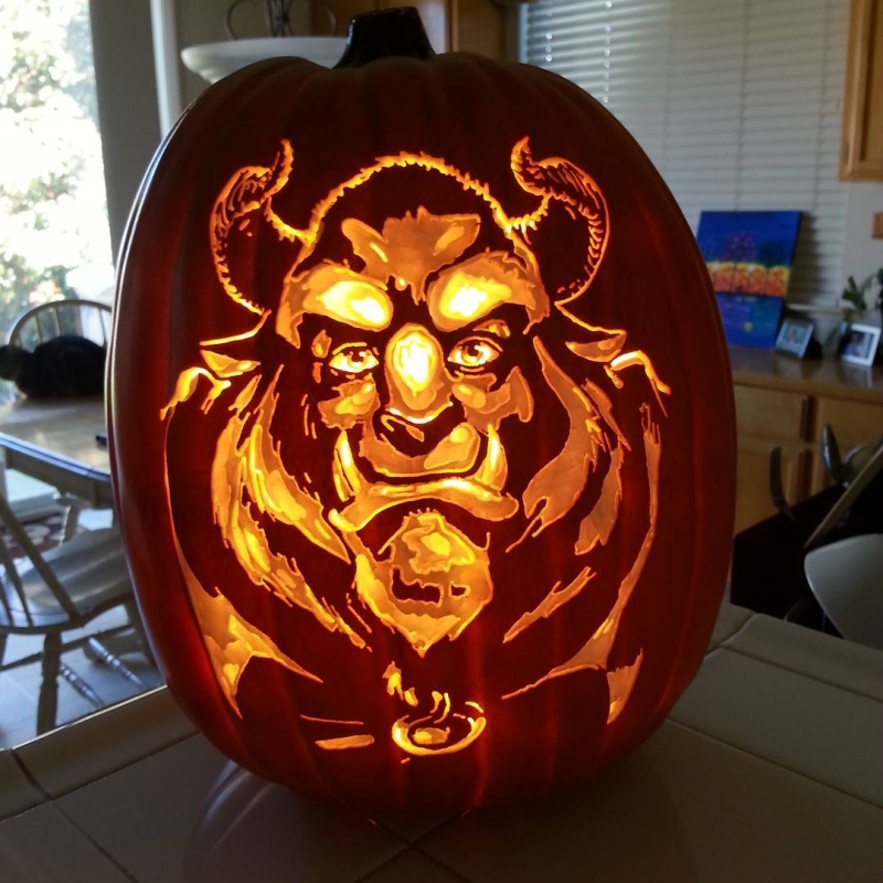 Intricately Detailed Pumpkin Art By Alex Wer For Halloween 3229