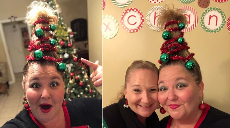 Crazy Christmas Tree Hair Trend - Want to Get One?