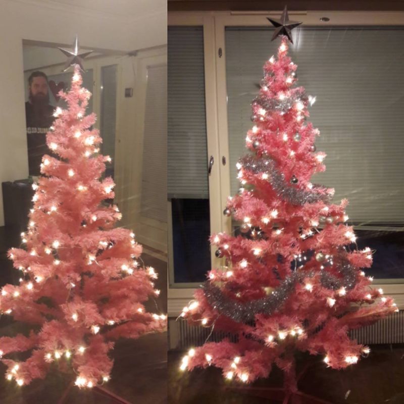 All Pink Christmas Tree 