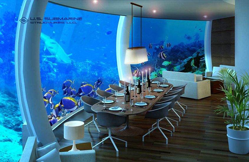 Underwater Hotel Rooms That Go Deep Below The Sea Surface