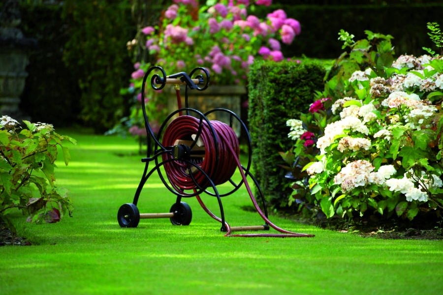 Waterette Garden Hose Cart is a Stylish Gardening Accessory