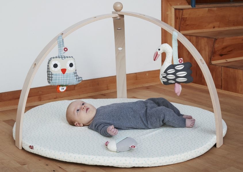 wooden arch baby gym