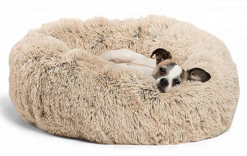 Best Friends by Sheri Fur Donut Dog Bed