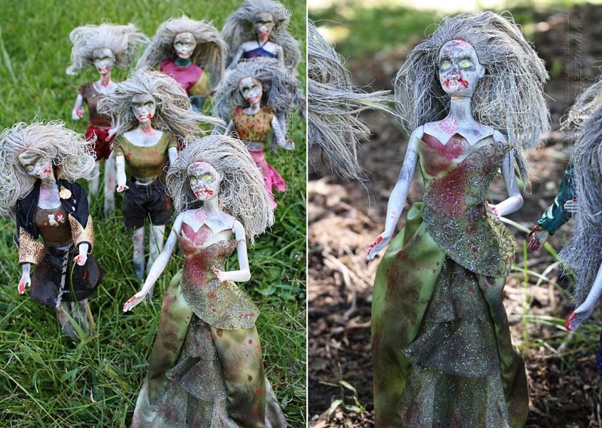 zombies barbie doll