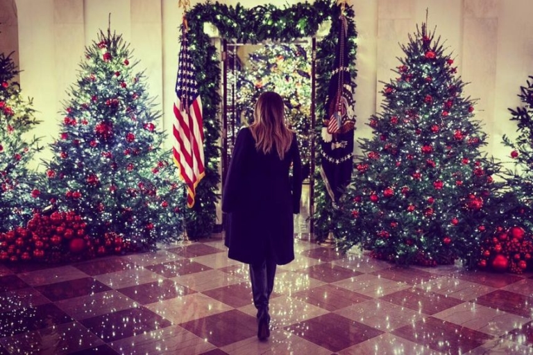 Melanias Red Christmas Tree Sparks Handmaids Tale Comparisons