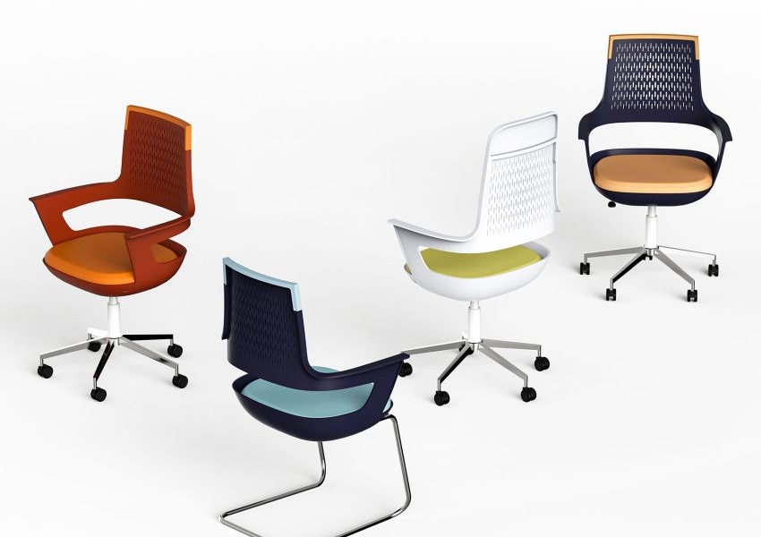 Una Office Chair by Pq Design can be Assembled in Three Different Ways