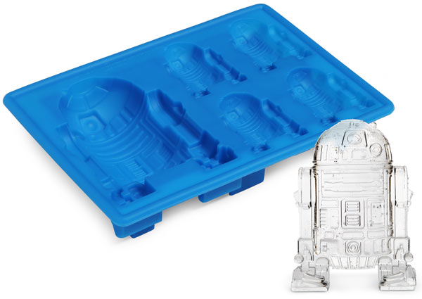 Star Wars R2-D2 Silicone Ice Cube Tray Jello Cookie Cake Mold by