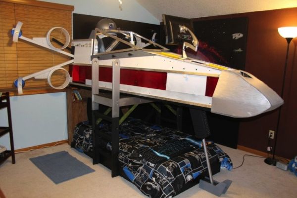 star wars bunk bed