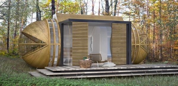 Capsule Shaped Drop Xl Is Self Sustainable Cabin For Travelers