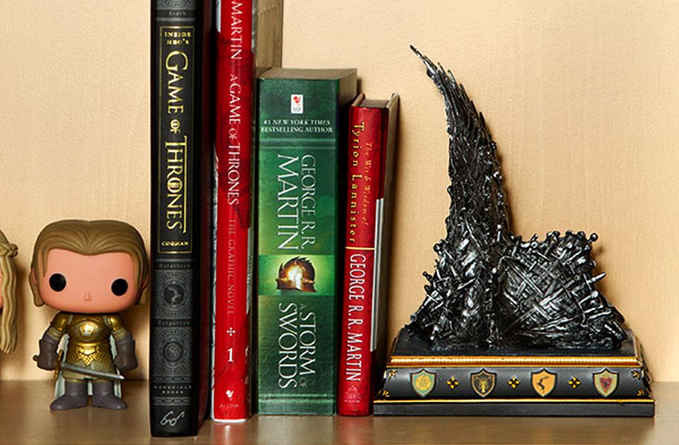 Exclusive Iron Throne Bookend Supports Your Books In Style Homecrux