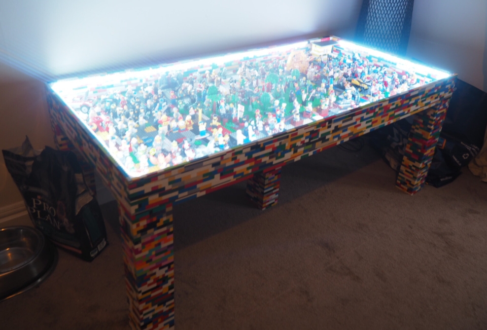 coffee table lego table