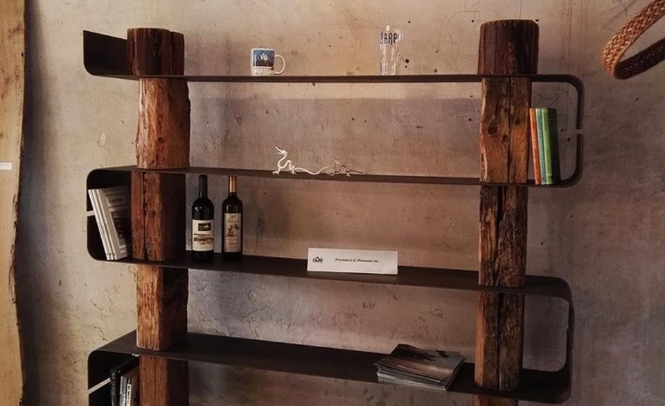 Antoniazzi Piovesana S Chic Bookcases Made Out Of Raw Wood