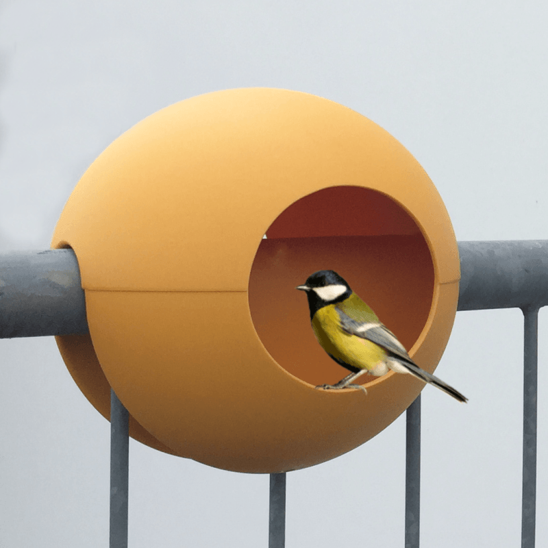 Birdball By Reform Is A Mini Balcony Birdhouse For City Birds