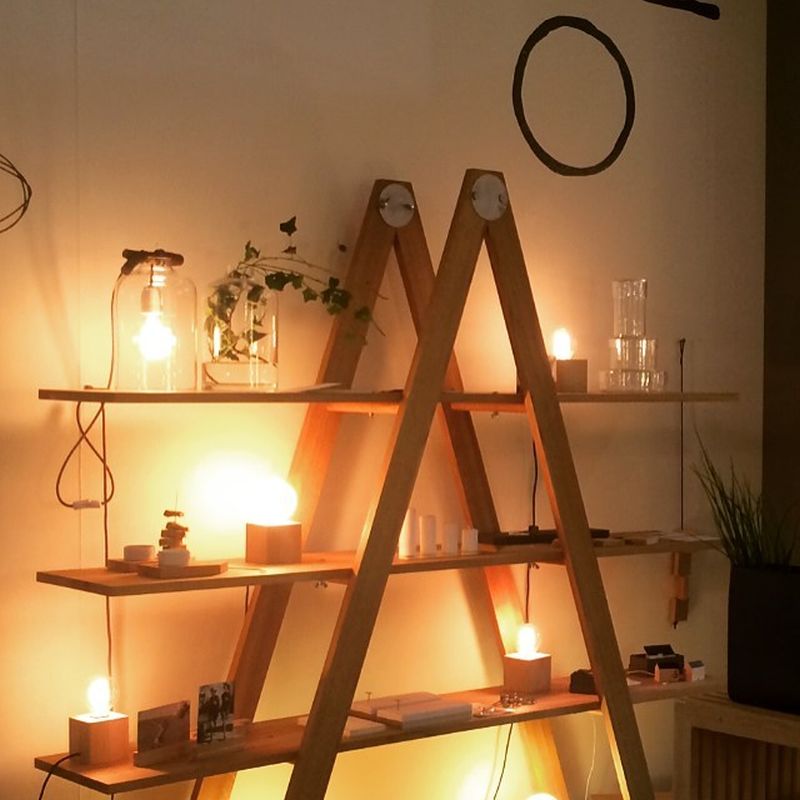 Rustic Ladder Shelf By Raumgestalt To Showcase At Maison Objet Paris 2017