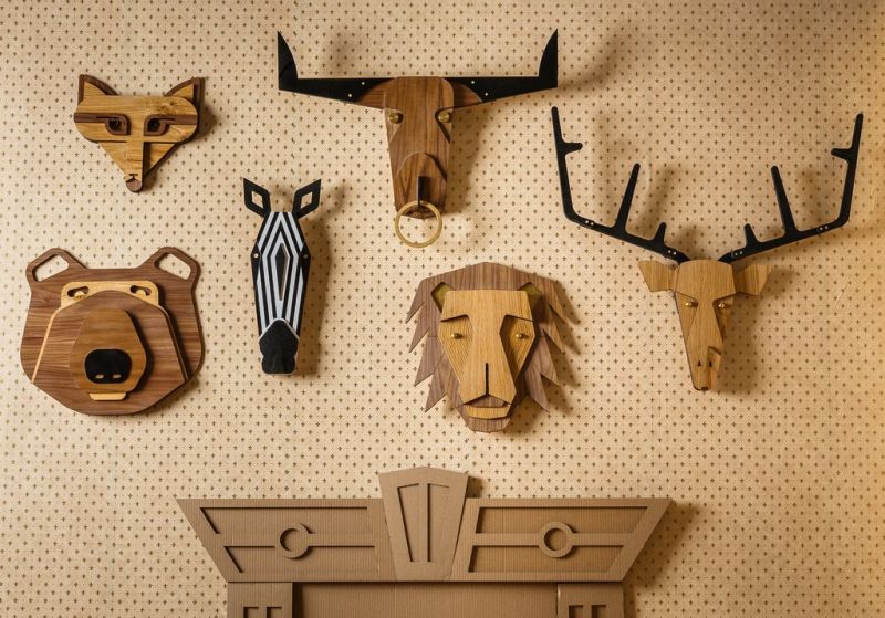 Urban Masquerade S Wooden Wall Masks Lend Mischievous Charm To