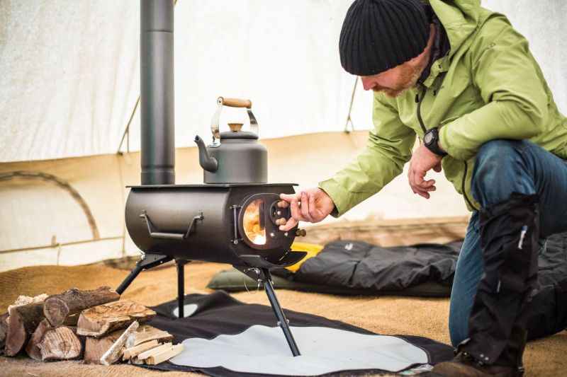 Anevay Frontier Plus Wood Burning Stove For Avid Campers