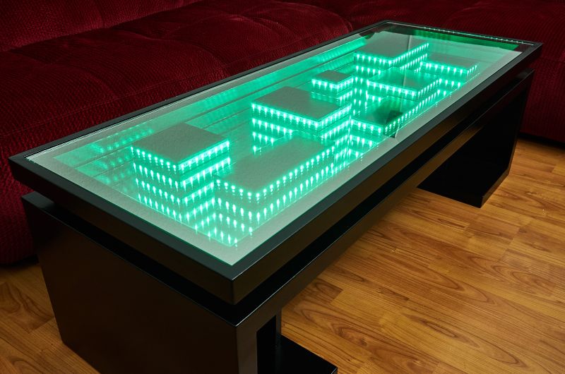 You Ll Fall For This Homemade Cityscape Coffee Table