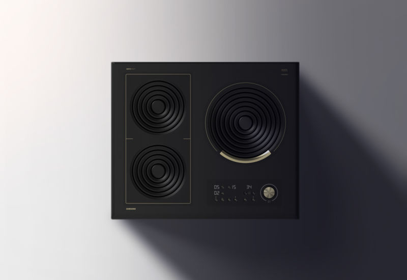 Amphi Portable Induction Cooktop Changes Shape To Fit Woks