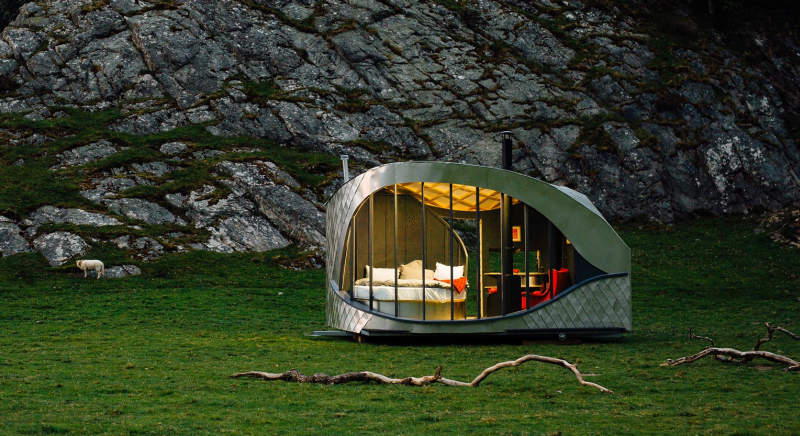 Welsh Countryside Welcomes Eight Pop Up Glamping Cabins