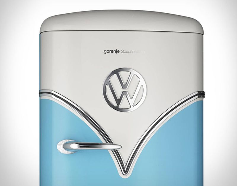 Vintage meets modern in this special edition Gorenje Retro VW fridge