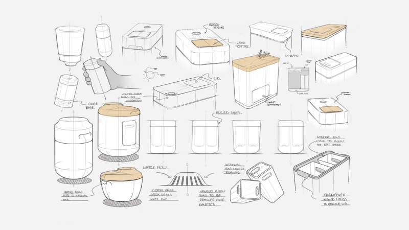 Ben Cullis Watson Designs Smell-Free Taihi Compost Bin