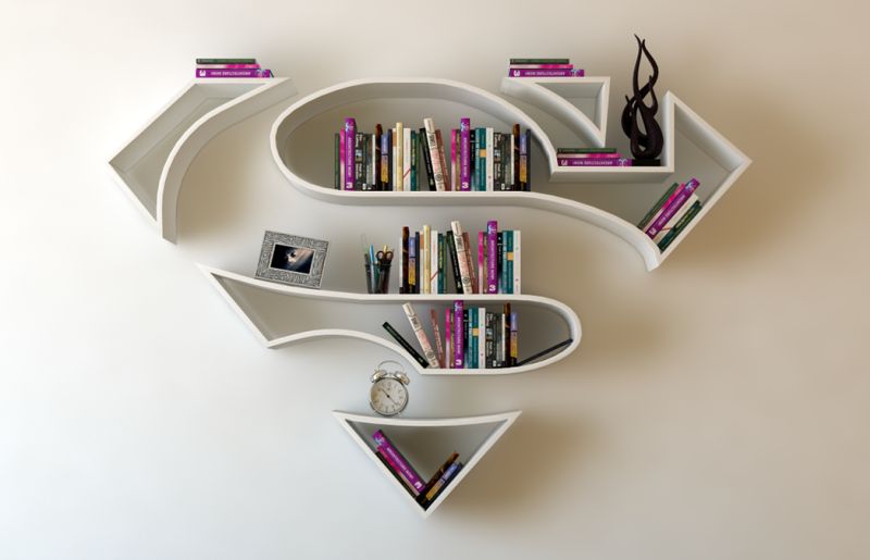 Superhero Themed Bookshelf Designs For Any Bookworm