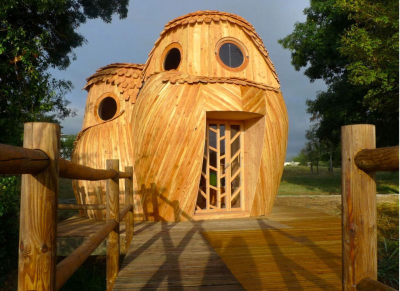 Owl-shaped Cabin Home Invites You to Live in Complete Seclusion