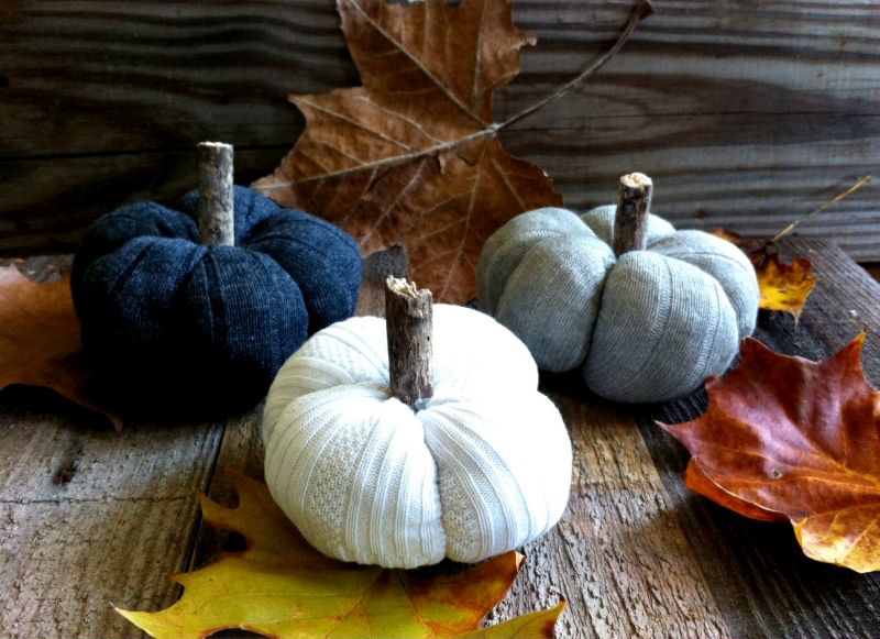 DIY Sock Pumpkin