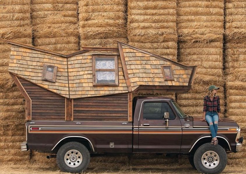 Jacob Witzling Turns 1979 Ford Pick Up Truck Into Tiny Travelling