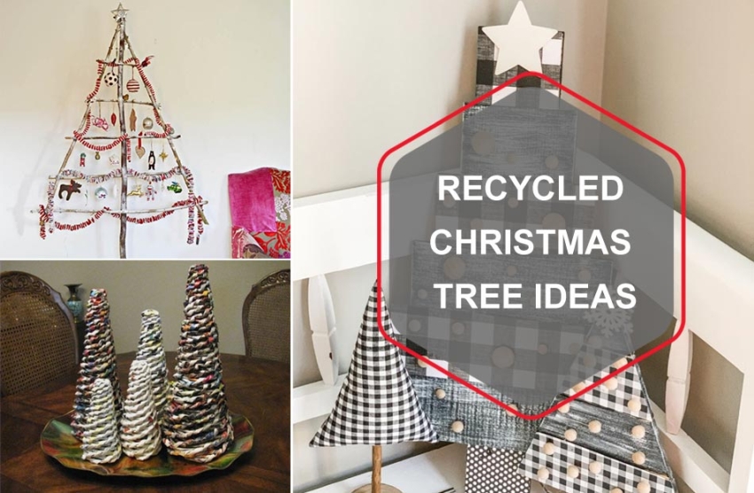 30 Best Recycled Christmas Tree Ideas Images