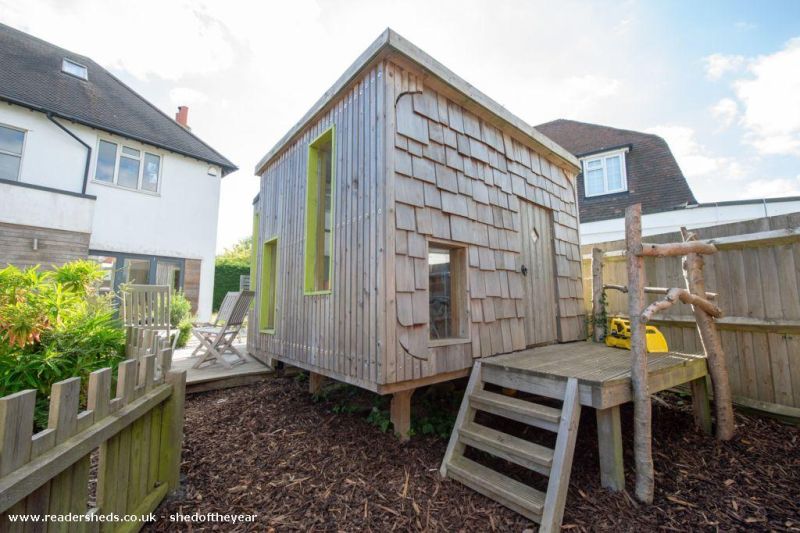 Shed Of Two Halves by Andrew Mowl -Shed of the Year competition