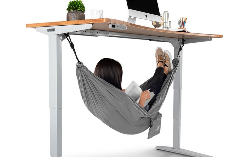 Under Desk Hammock Lets You Relax And Recharge Between Work