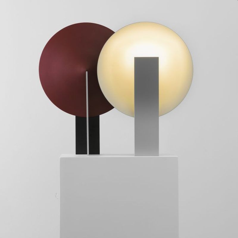 Classic Geometric Design of Orbe Table Lamp Provides Soft Illumination