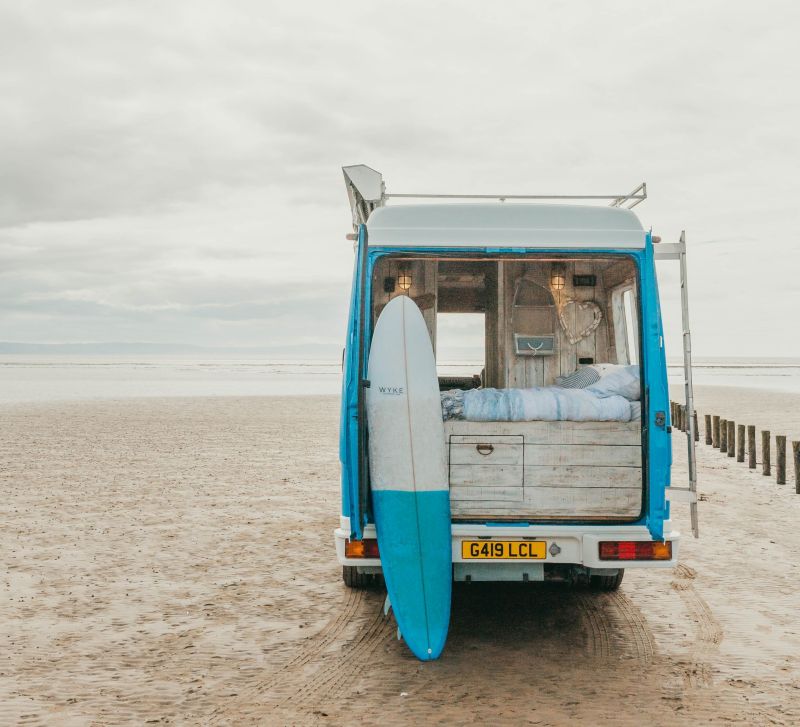 Supertramped Co. Converts Old Van into Bohemian-Inspired Beach Hut on Wheels 